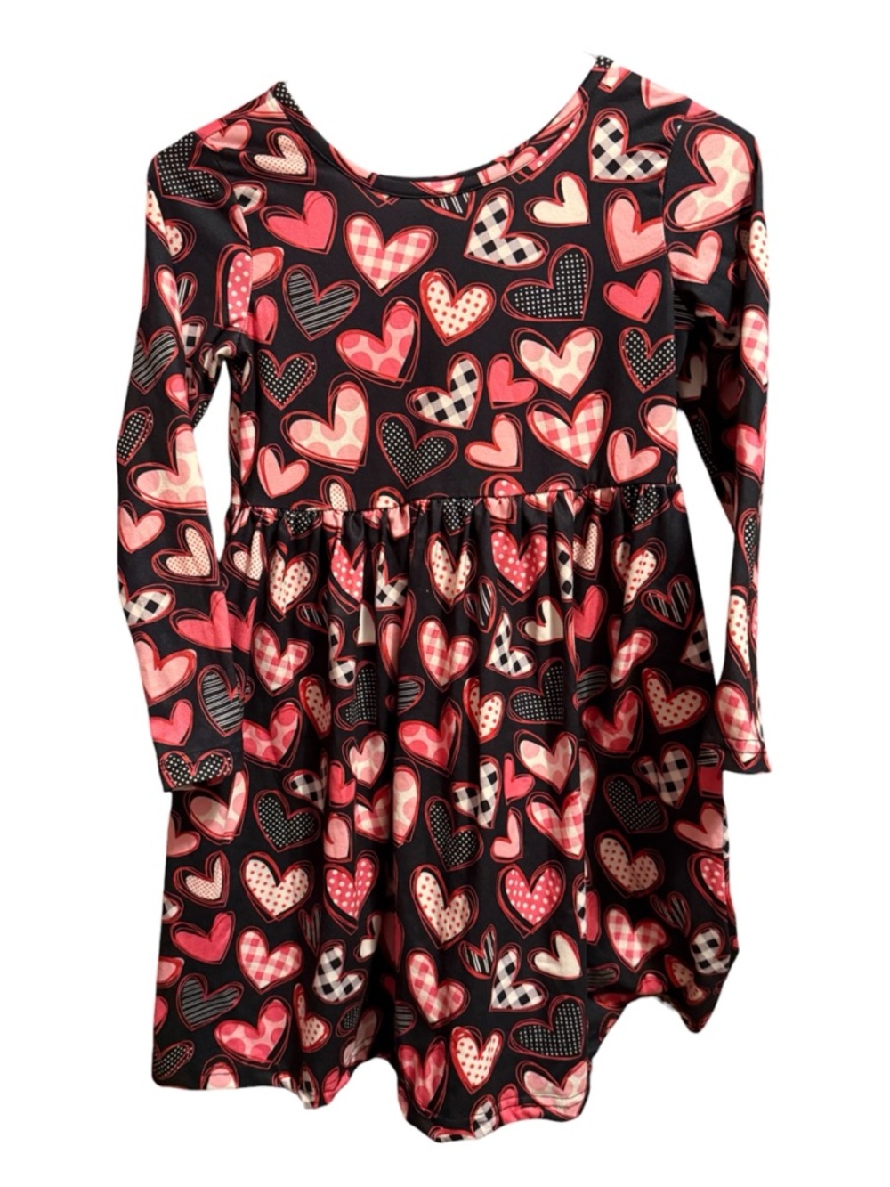 Girls Valentine inspired dress size 7/8